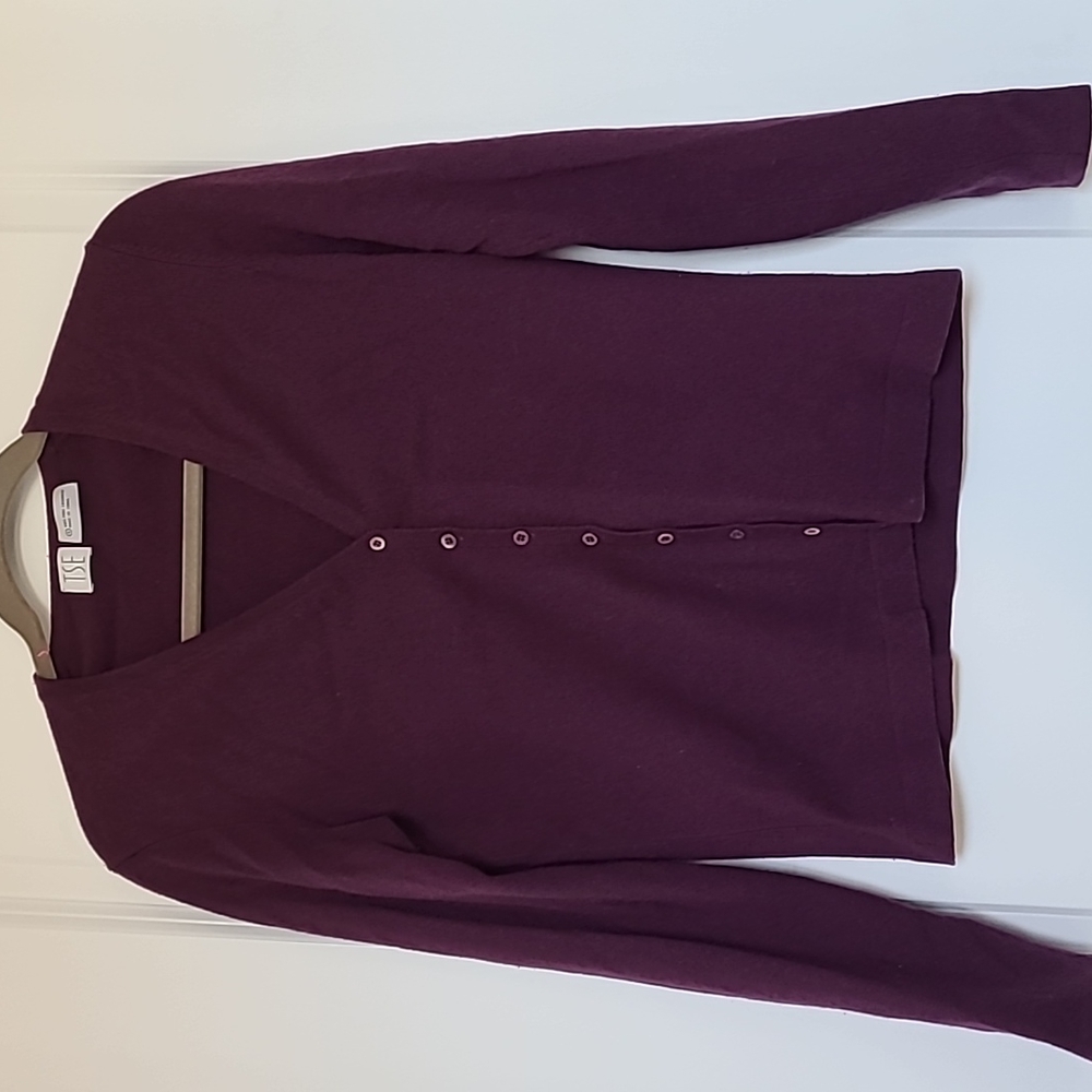 EUC. TSE 100% Cashmere Cardigan